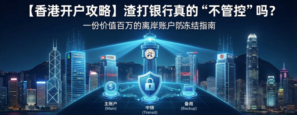 【香港开户攻略】渣打银行真的不管控吗？一份价值百万的离岸账户防冻结指南