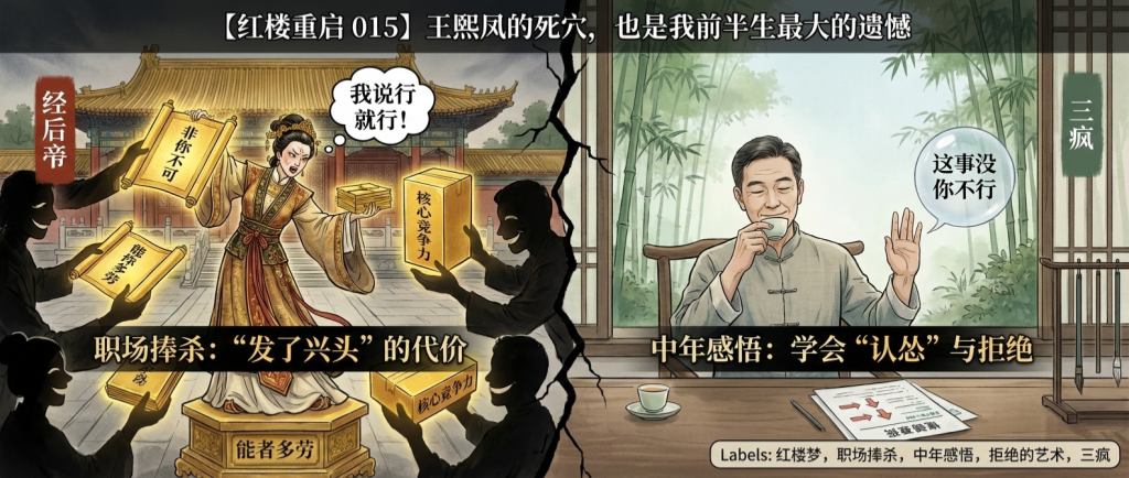 【红楼重启 015】王熙凤的死穴，也是我前半生最大的遗憾