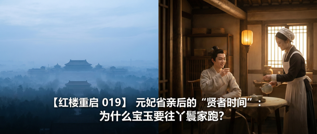 【红楼重启 019】元妃省亲后的“贤者时间”：为什么宝玉要往丫鬟家跑？
