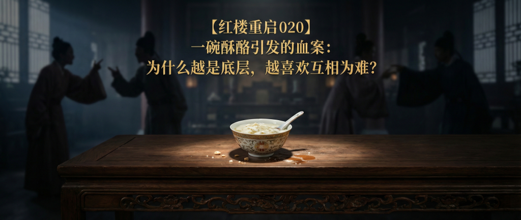 【红楼重启 020】一碗酥酪引发的血案：为什么越是底层，越喜欢互相为难？