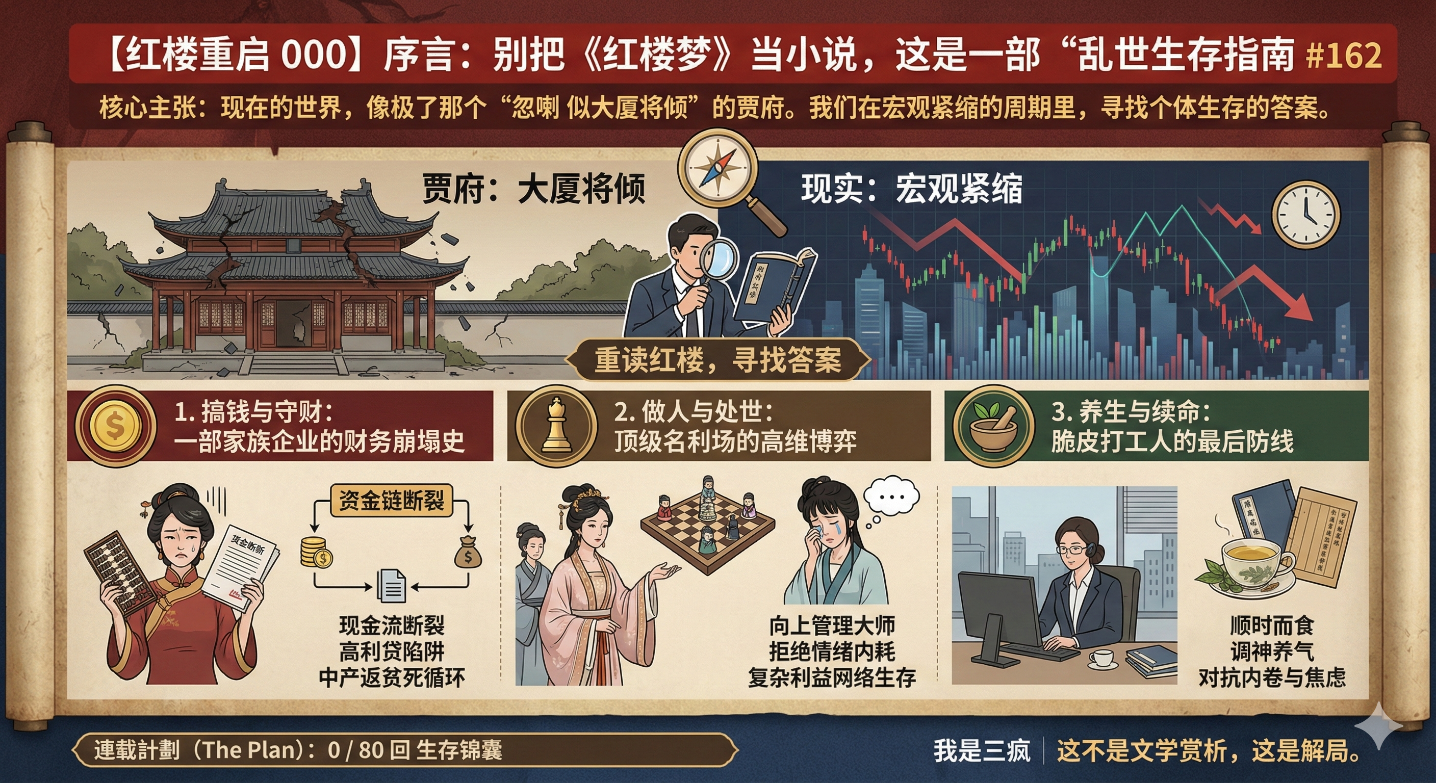 【红楼重启 000】序言：别把《红楼梦》当小说，这是一部乱世生存指南